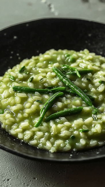 risotto ai bruscandoli