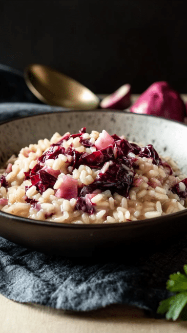 risotto al radicchio ricetta