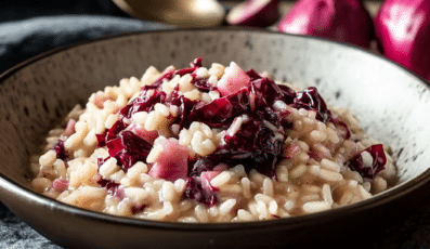 risotto al radicchio ricetta