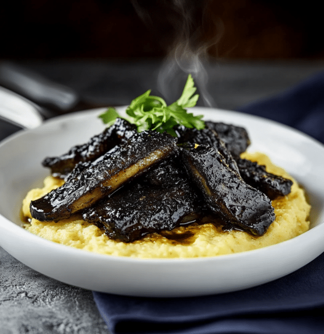 seppie in umido con polenta